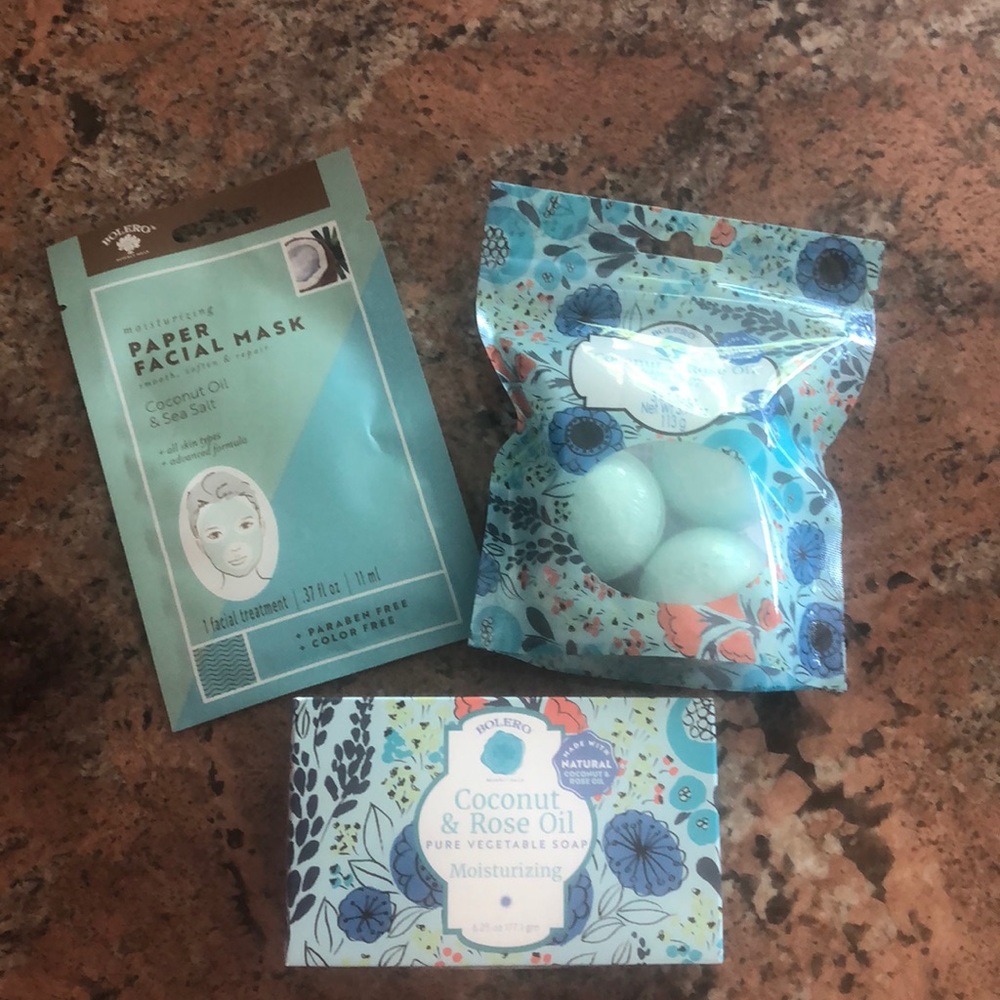 Bolero Soap & Bath bomb & Facial Mask